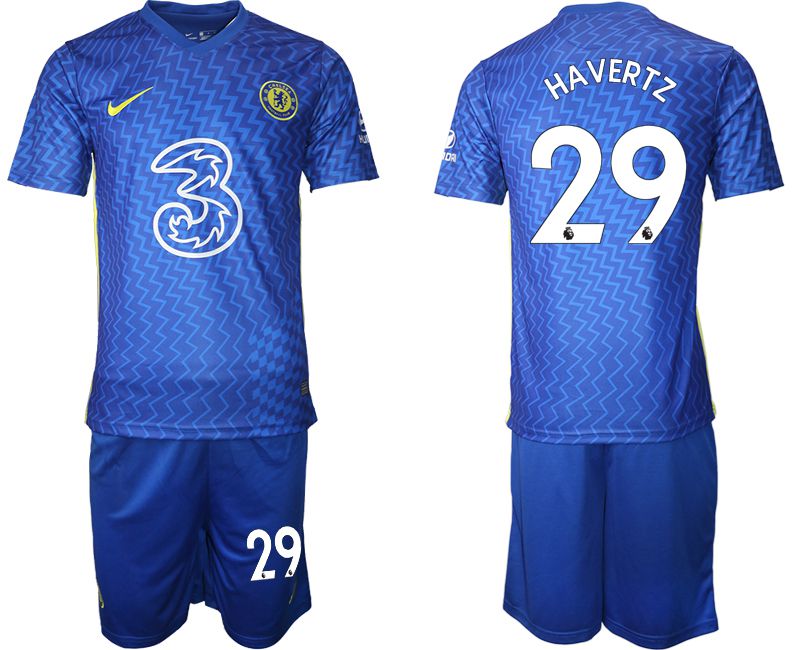 Men 2021-2022 Club Chelsea FC home blue #29 Nike Soccer Jersey->chelsea jersey->Soccer Club Jersey